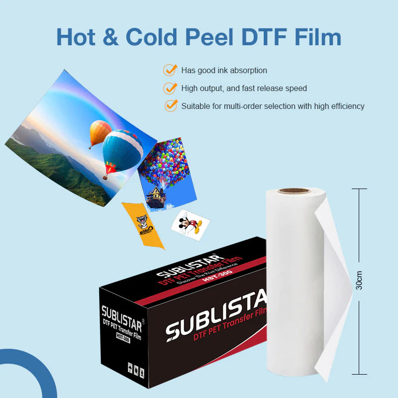 All-in-one DTF Film, Ultra Premium INSTANT Peel (24"x328 Feet)