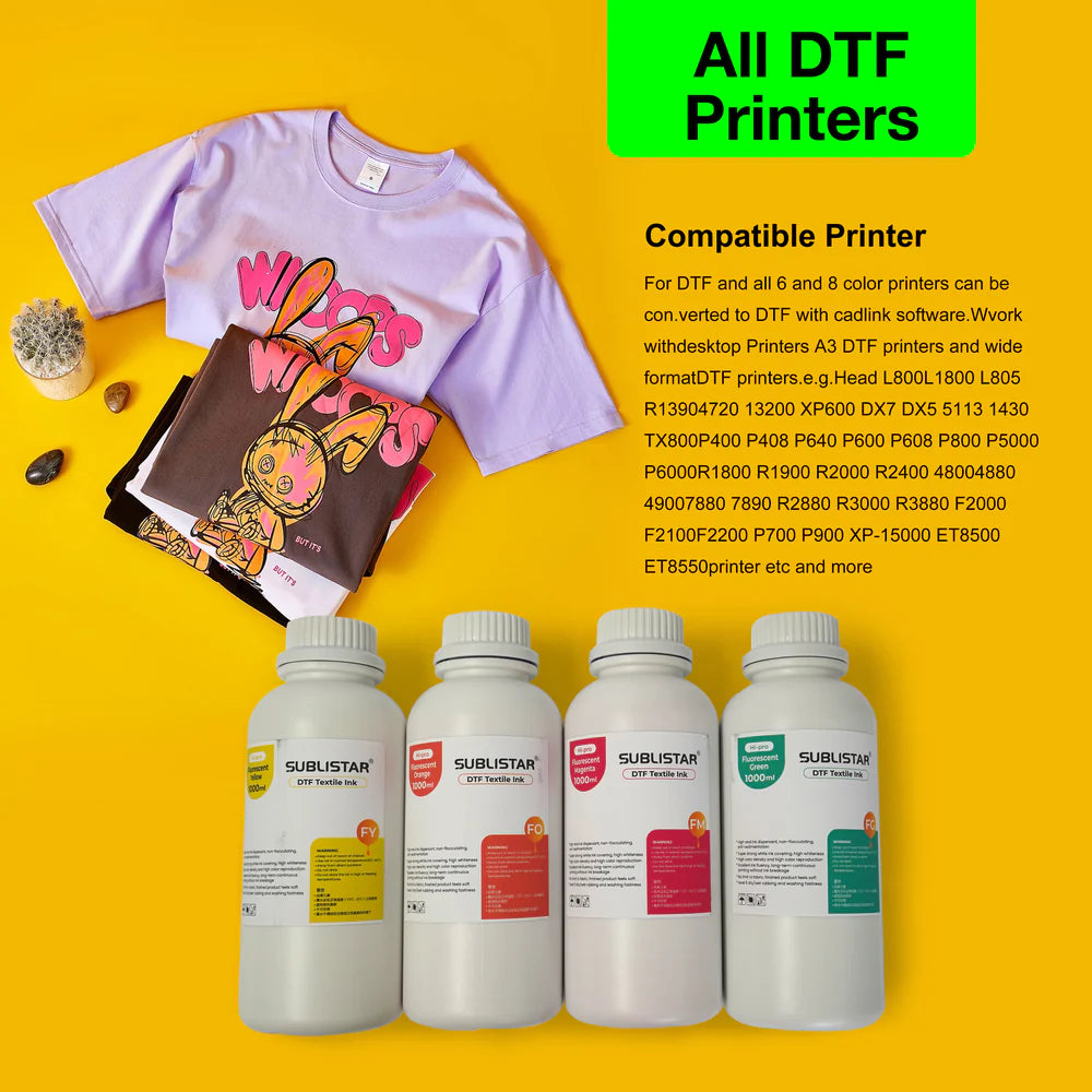 DTF Cyan Ink – Prime Quality Formula - 1000ML