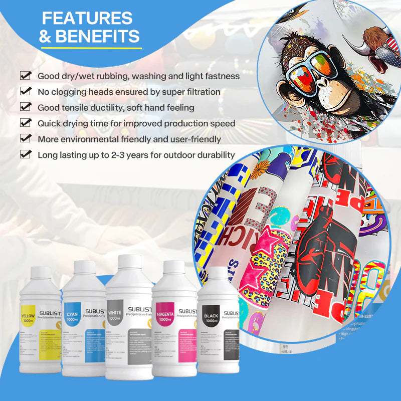 DTF Cyan Ink – Prime Quality Formula - 1000ML