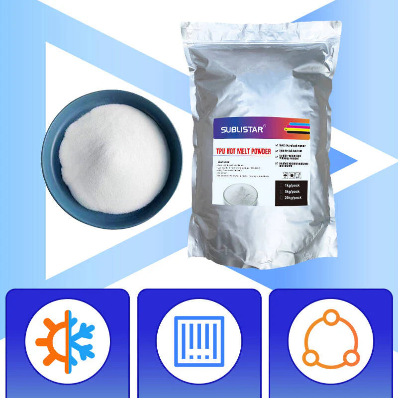 DTF Transfer Fine Powder - 1 KG -Easy To Peel DTF powder, Soft Touch DTF Powder