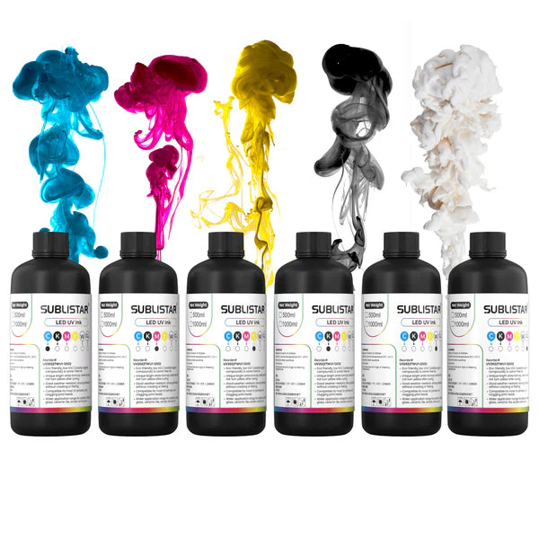 UV Ink 1000 ml Bottle – For Acrylic, Wood, Glass, Phone Cases & Souvenirs